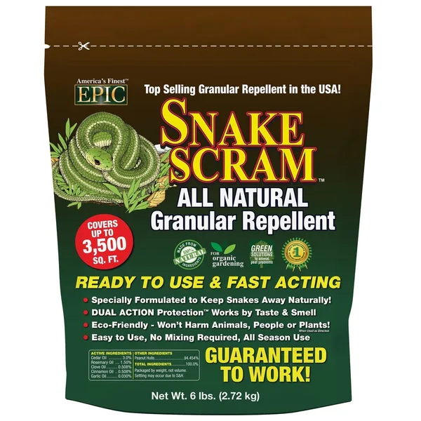 Epic 6 lbs Snake Scram Resealable Bag