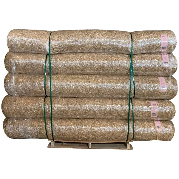 Erosion Tech 8'x112.5' Double Net Straw Blanket