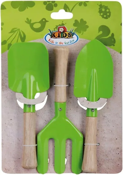 Esschert Childrens Garden Tools Set Green
