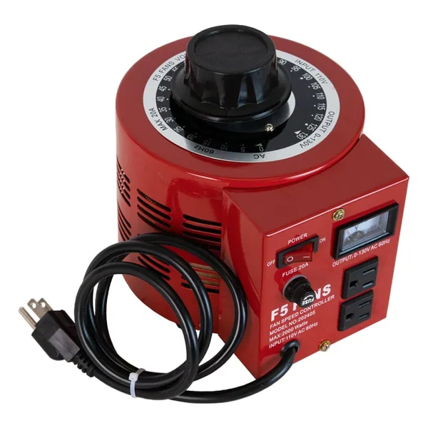 Toledo Indoor Garden F5 Dual Outlet Variable Voltage Speed Controller (20A 2000W 2kV)
