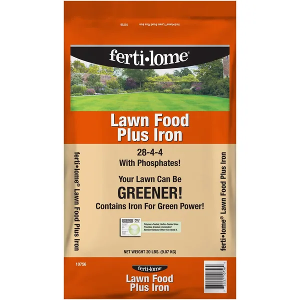 Fertilome 20 lbs Lawn Food Plus Iron 28-4-4