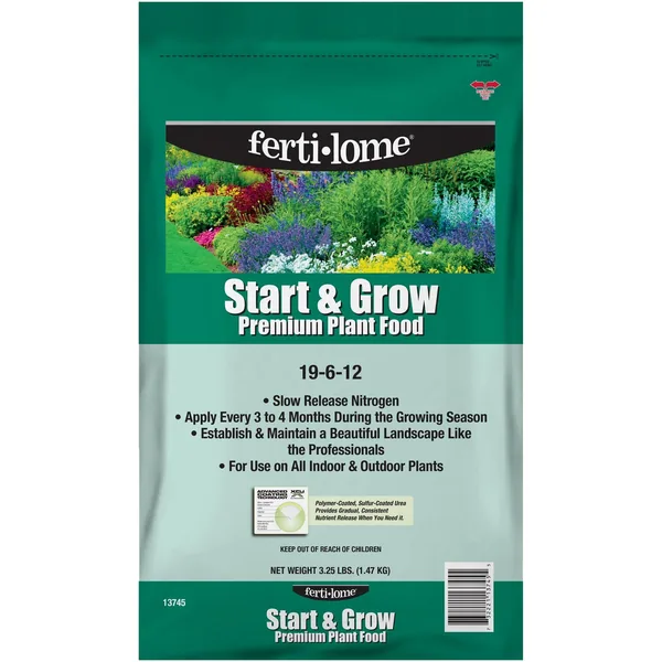 Fertilome 3.25 lbs Start & Grow Premium Plant Food 19-6-12