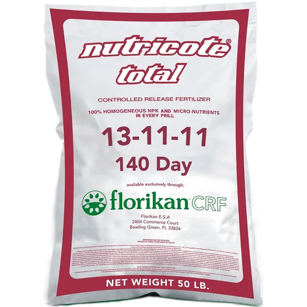 Florikan 13-11-11 140 Day Nutricote Total 50Lb
