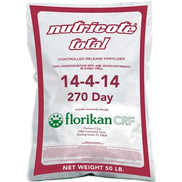 Florikan 14-4-14 270 Day Nutricote Total 50Lb