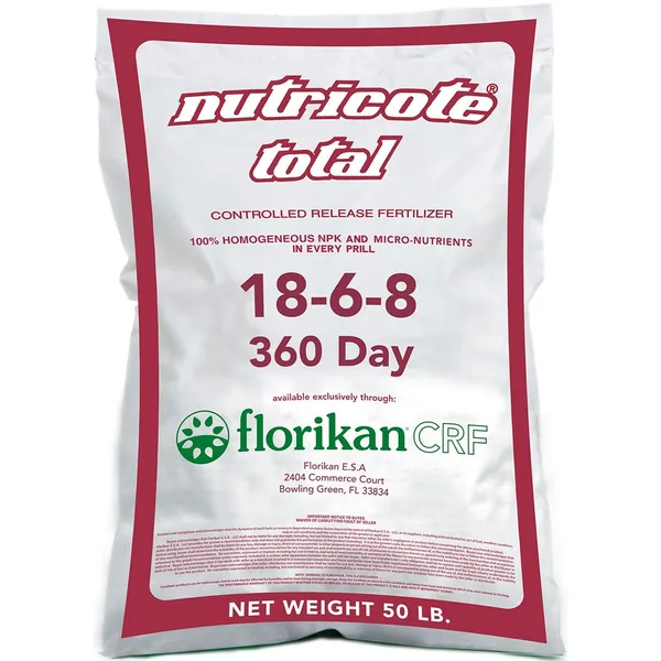 Florikan E.s.a. Florikan 18-6-8 360 Day Nutricote Total 50Lb