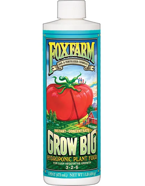 Fox Farm Fox Farms Concentrate Grow Big Hydroponic Liquid