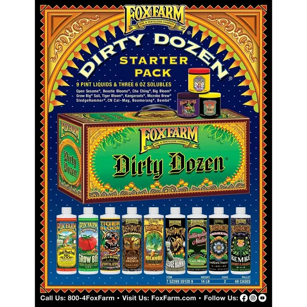 Fox Farm Fox Farms Dirty Dozen Starter Pack