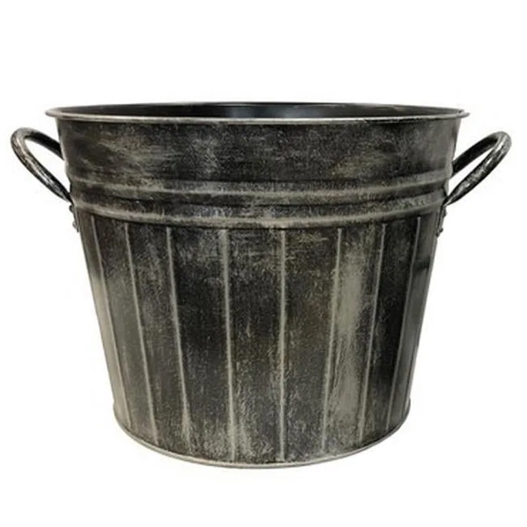 Gardener Select 11.8" Bucket Planter Rusty 11.8"x9.5"x9.6" - Image 2