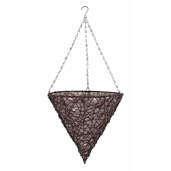 Gardener Select 14" Cone Hanging Basket Black (Case of 20)