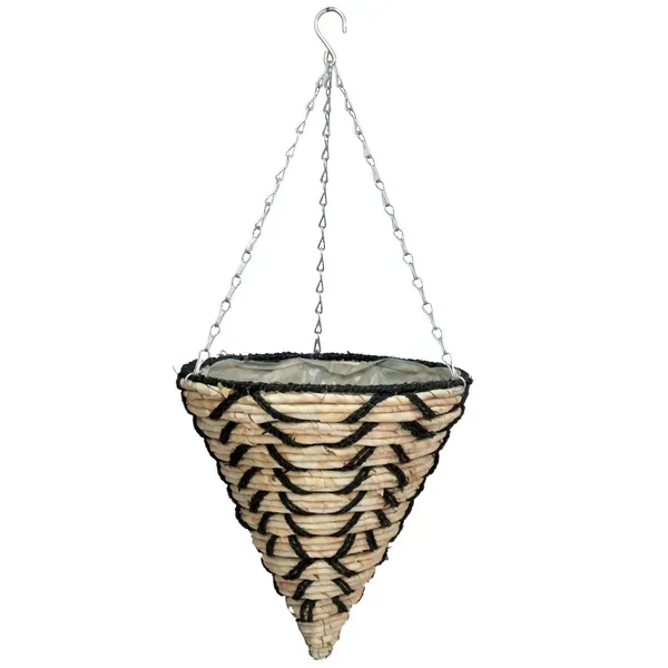 Gardener Select 14" Cone Hanging Basket White (Case of 20)