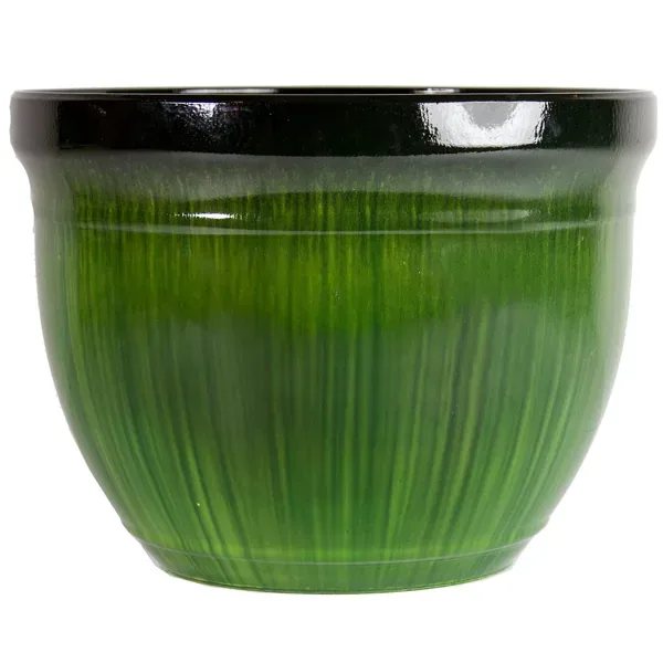 Gardener Select 15" Madison Drip Green Planter 15.35"x15.35"x11.22" - Image 2