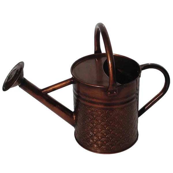 Suzhou Yiran Sci &tech Co Gardener Select 2.4L .63G Watering Can Copper Finish Textured Pattern
