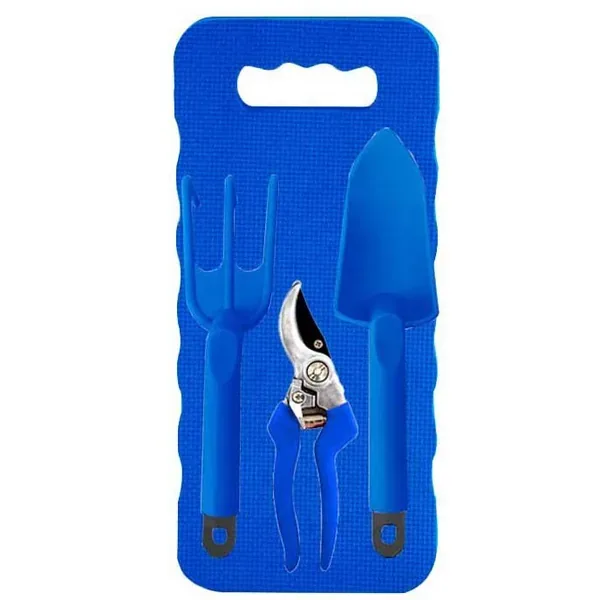 Gardener Select 4pc Garden Tools Set - Kneeling Pad, Trowel, Cultivator, Bypass Pruner - Image 2