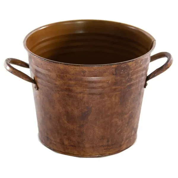 Gardener Select 8" Bucket Planter Rusty 8"x6.3"x6.5" - Image 2
