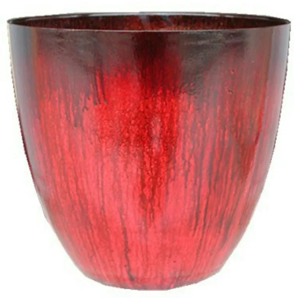 Gardener Select Egg Planter Red Flower Planter — Case of 4