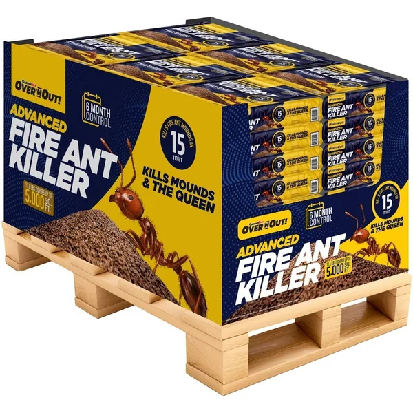 GardenTech 36pc 11.5lb Over 'n Out! Advanced Fire Ant Killer Granules Pallet (0.2% bifenthrin)