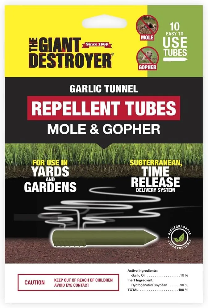 Giant Destroyer Garlic Tunnel Tubes 10/Card - Image 2