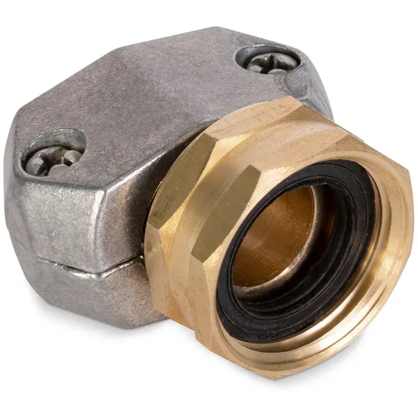 Gilmour Pro Brass Clamp Coupling 5/8" & 3/4" Female - Image 2