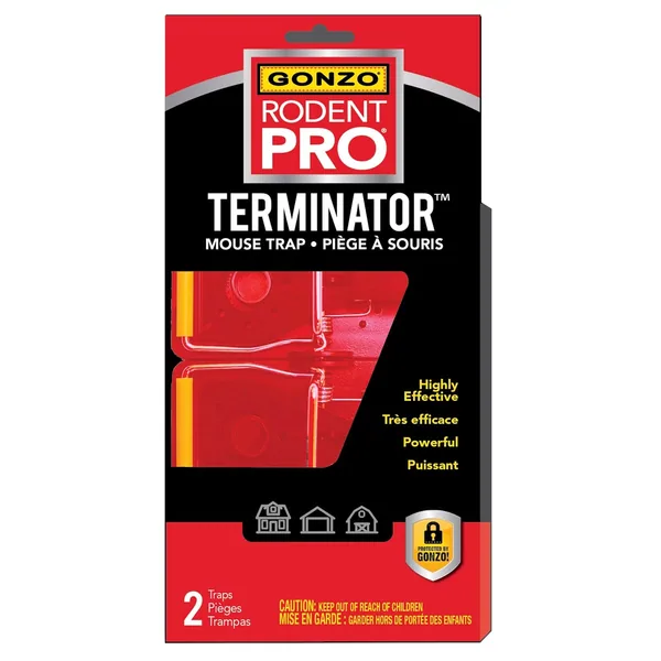 GONZO Rodent Pro Terminator Mouse Trap 2