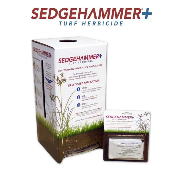 Gowan 12pc Box Sedgehammer Plus 13.5gm Packets ( halosulfuron-methyl ) VIA AIR/WATER ONLY - Image 2