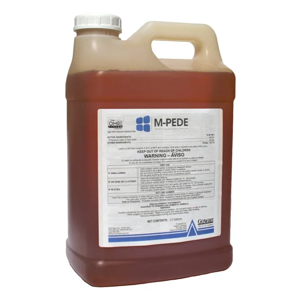 Gowan M-Pede 2.5Gl OMRI Insecticidal Soap & Bio Fungicide — Case of 2