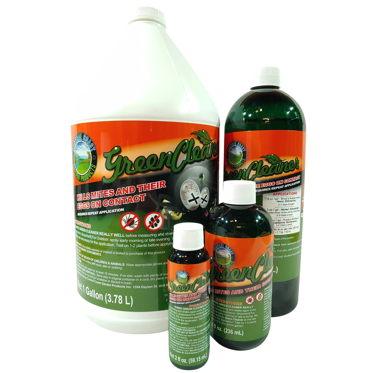 Central Coast Green Cleaner 2 fl oz Retail Display