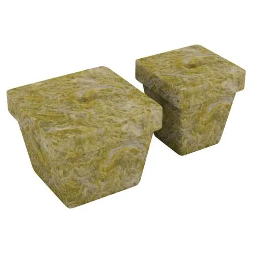 Grodan 1.5" AO Plugs w/Hole (1.4x1.4x1.6) - Loose — Case of 2310 - Image 2