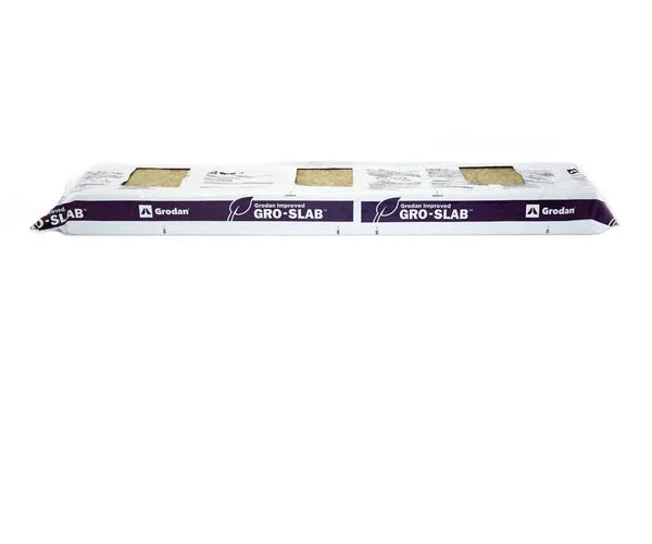 Grodan Improved Gro-Slab (36x6x3 w/ 3-10x10 pre-cut holes) - Bag — Case of 12 - Image 2
