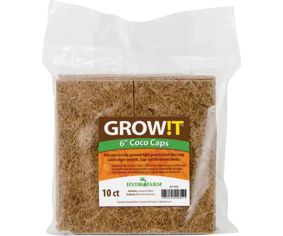 GROW!T Coco Caps, 6", pack of 10 - Image 2