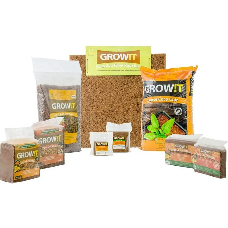 GROW!T Coco Coir Mix Brick, pack of 3 - Image 2