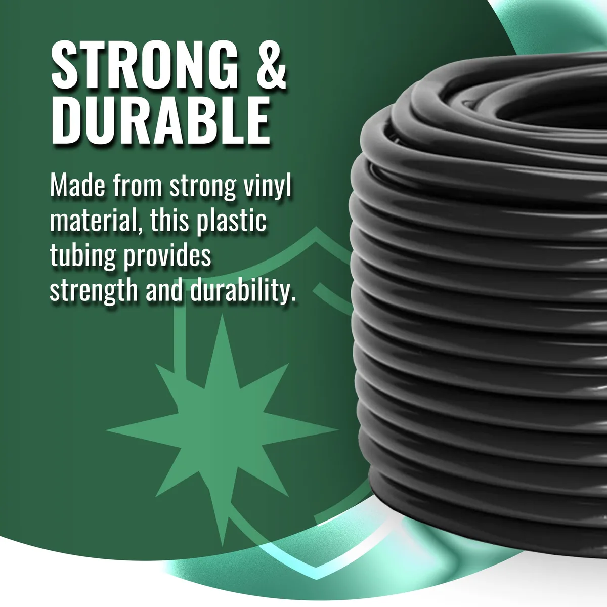 GROW1 Black Vinyl Tubing I.D. 3/4in x 25ft - Image 2