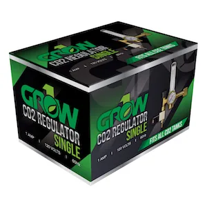 GROW1 CO2 Regulator Single