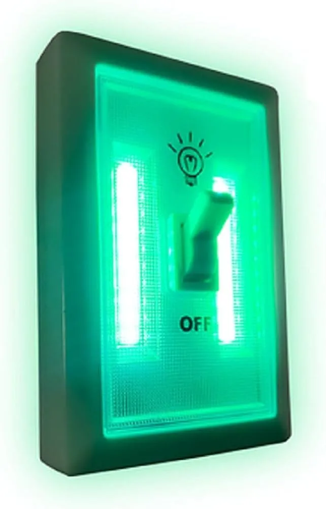 GROW1 Cordless Green LED Light Switch w/ Retail Display (12pcs/Display) - Image 2