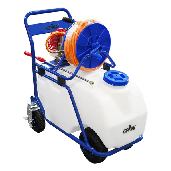 Grow1 GROW1 CropCart 23 Gallon Gas Powered Ag Cart Sprayer 150ft Hose