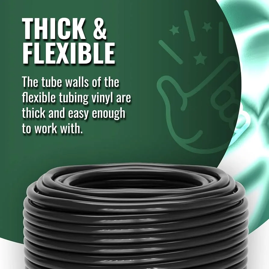 GROW1 Green Vinyl Tubing I.D. 3/16in x 1000ft - Image 2