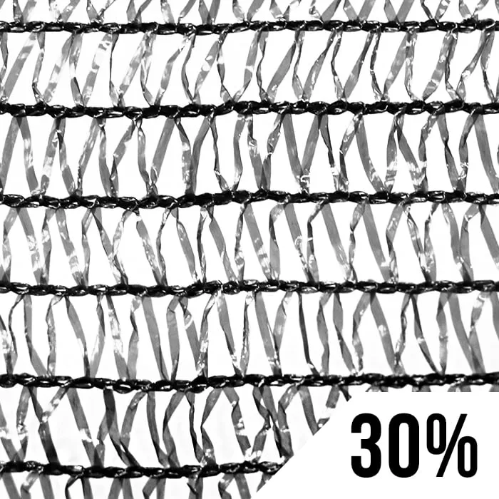 GROW1 Greenhouse Shade Cloth Black 30% Light Dep 32ft x 100ft - Image 2