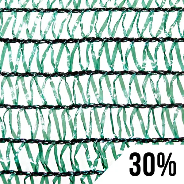 GROW1 Greenhouse Shade Cloth Dark Green 30% Light Dep 20ft x 48ft