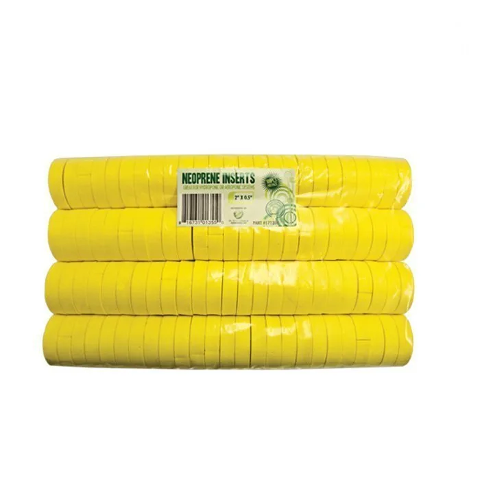 GROW1 Neoprene Inserts Yellow 2in (100pcs/Pack) - Image 2