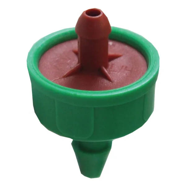 GROW1 Pressure Compensating Junior Dripper w/ CNL 2.0GPH Green/Red (250pcs/Pack)
