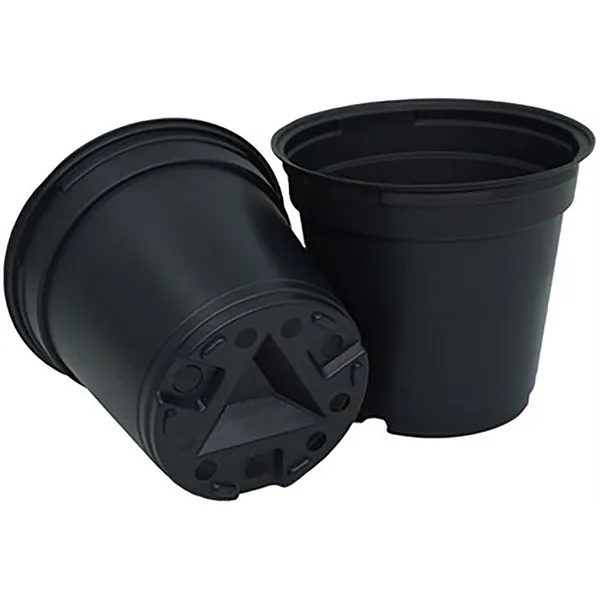 Grower Select 04.33 Standard Round Pot, Black, 4.33in D x 3.84in H, 1.17 Pint (Case of 750)