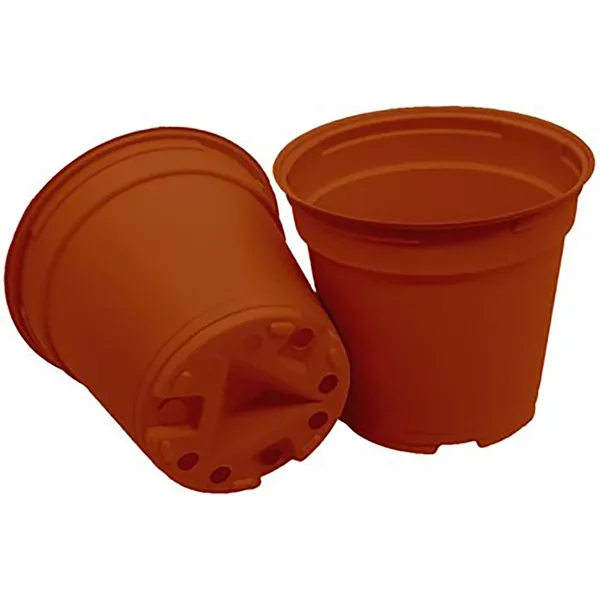 Grower Select 04.33 Standard Round Pot, Terracotta, 4.33in D x 3.84in H, 1.17 Pint (Case of 750) - Image 2