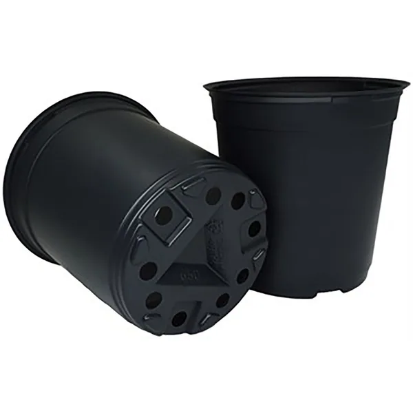 Grower Select 06.50 Trade Gallon Round Pot Black, 6.50in D x 6.50in H, 2.53 Quart (Case of 300)