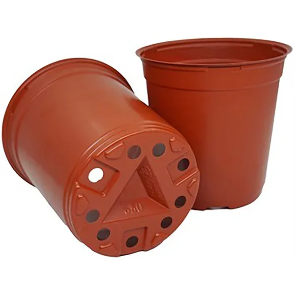 Grower Select 06.50 Trade Gallon Round Pot Terracotta, 6.50in D x 6.50in H, 2.53 Quart (Case of 300) - Image 2