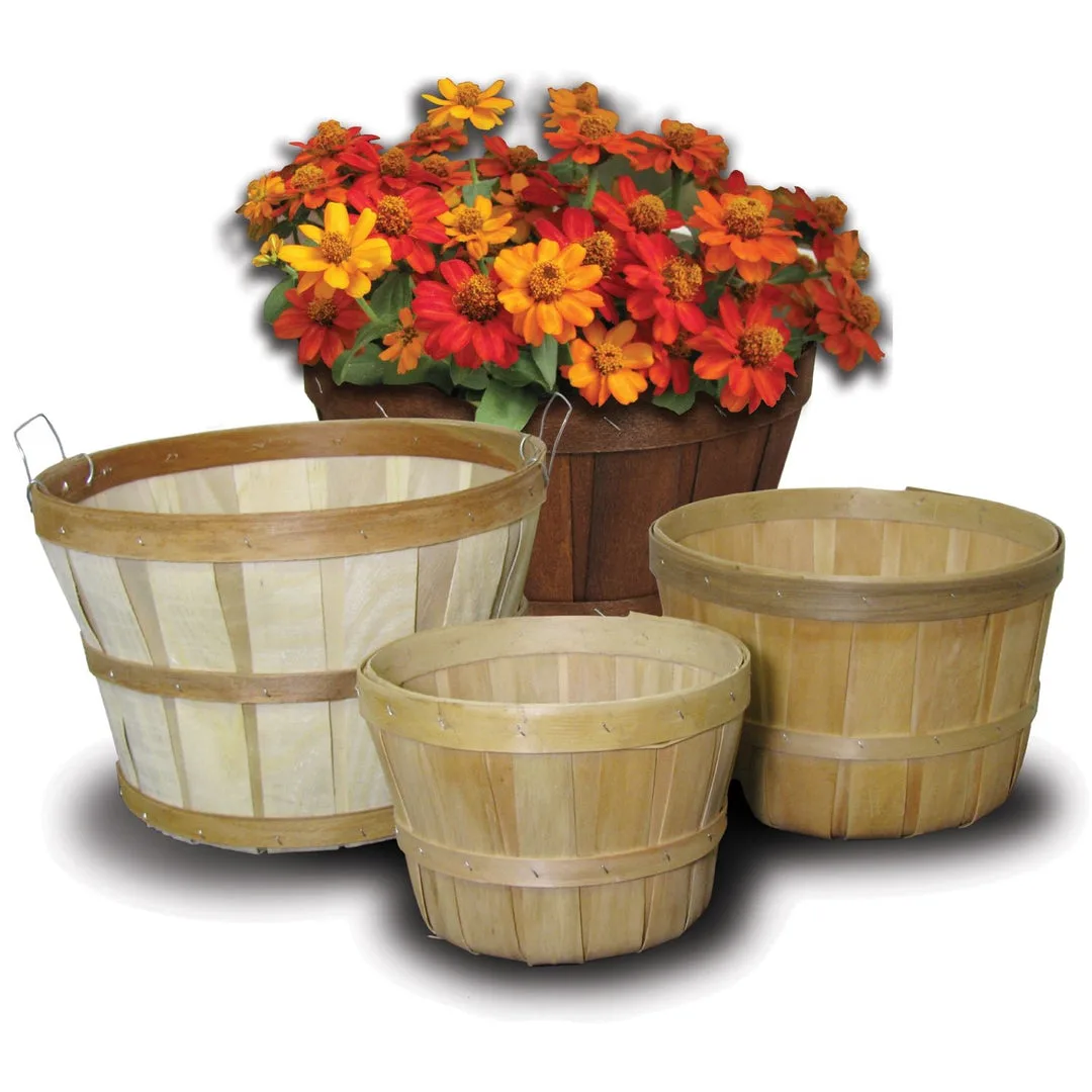 Grower Select 1 Peck Basket No Handle — Case of 12 - Image 2