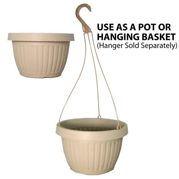 Grower Select 10.50 Combo Pot With Dish Black — Case of 50