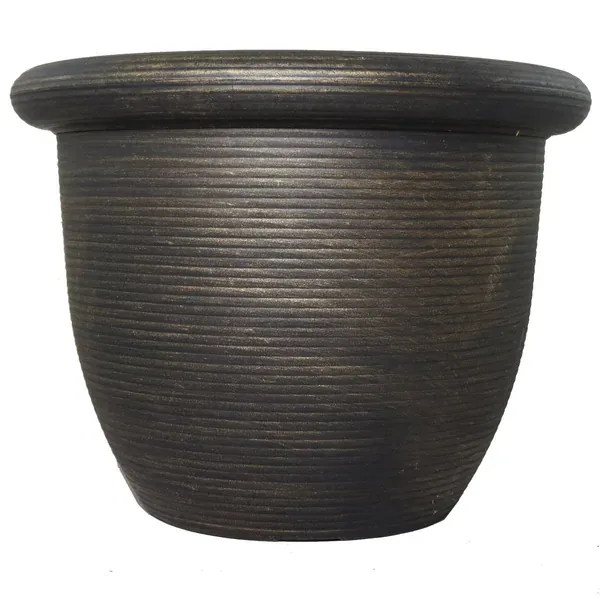 Grower Select 13.50 Jessie760 Rolled Rim Pot Black — Case of 20 - Image 2