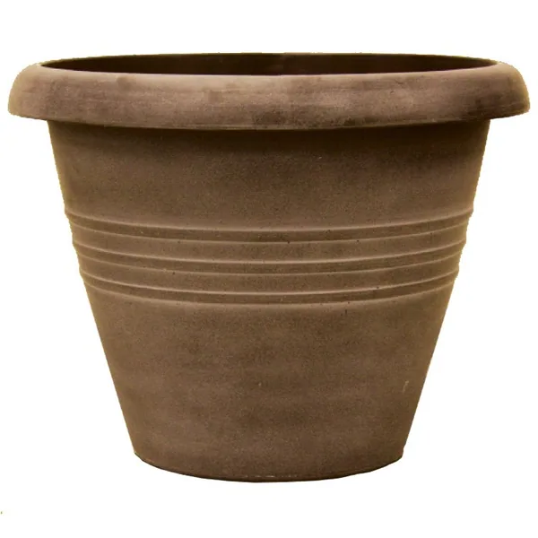 The Ames Companies Grower Select 13in Round Trio Planter Aged Terracotta