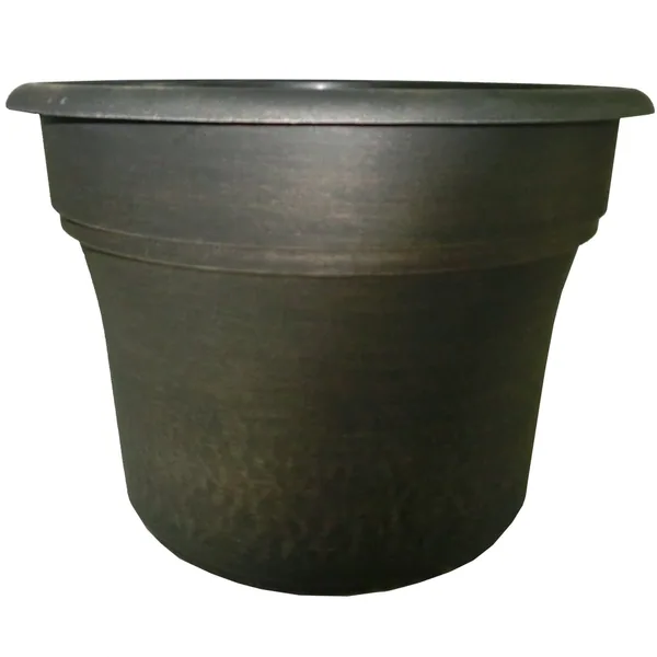 Grower Select 14.00 Orbit Pot Black / Gold 5.5gal - 14.06in D x 10.3in H — Case of 24