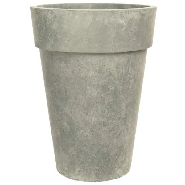 Grower Select 15.00 Euro Tall Planter Faux Concrete 9gal - 15in OD x 20in H (Case of 4) - Image 2