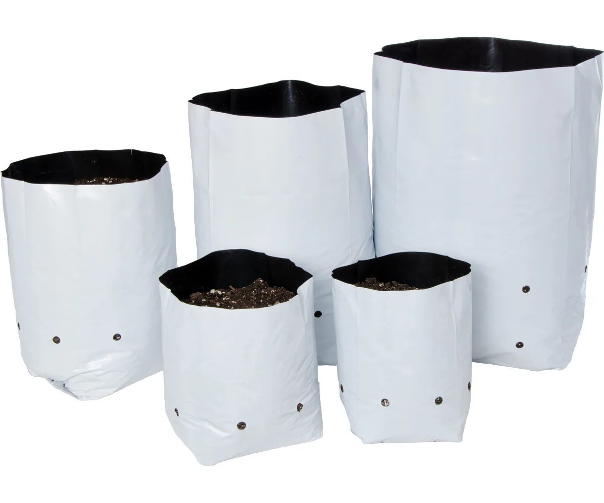GroXcess Black & White 2 Gallon Grow Bags 25 Pack - Image 2